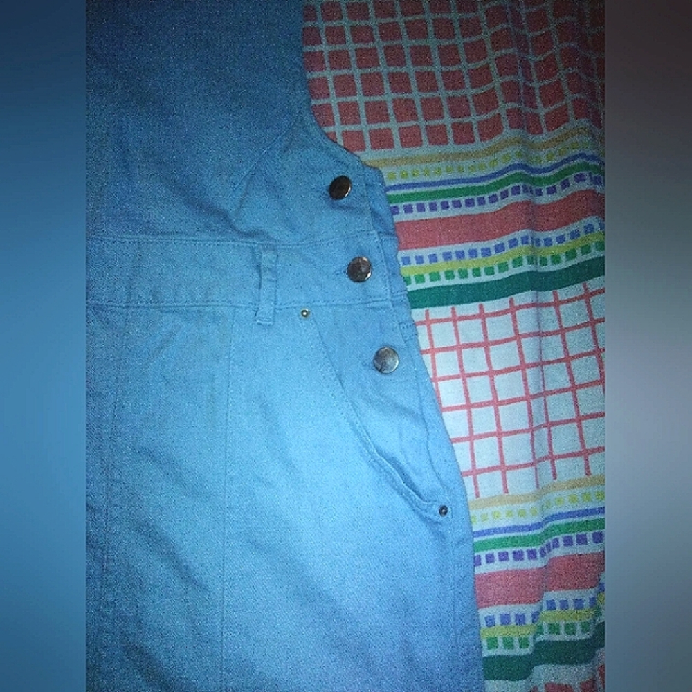 URBAN OUTFITTERS Woman's 0 Light Denim Pinafore - Picture 2 of 4